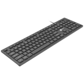 LECOO KB102 USB KABLOLU SİYAH Q KLAVYE (4401) - 2