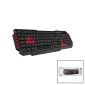 EVEREST KB-G7-ARMOR  USB KABLOLU  OYUNCU KLAVYE  RENKLİ OYUN TUŞLARI - MULTİMEDYA TUŞLARI   150CM (4401) - 1