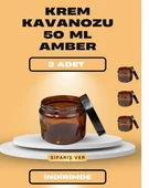 3 ADET Krem Kavanozu Amber 50 ML - 2