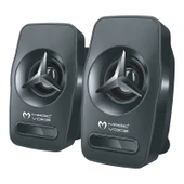 MAGICVOICE T-19 1+1 USB PC MİNİ HOPARLÖR (2X3 WATT) (4401) - 1