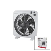 10 İNÇ  KUTU FAN  VANTİLATÖR  3 KADEME HIZ   6 PLASTİK KANAT 38W  60DK.ZAMAN AYARLI MTR-F610 (4401) - 1