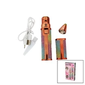 2IN1 BAŞLI - SİMLİ - RUJ MODEL - USB ŞARJLI YANAK - BURUN TÜY ALMA MAKİNESİ (4401) - 1