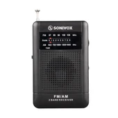 SİYAH RENK CEP TİPİ ANALOG FM RADYO VS-R115 (4401) - 1