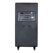 SL-1612B İKİ EL MİKROFONLU KUMANDALI USB+SD+BT+FM TAŞINABİLİR HOPARLÖR (4401) - 3