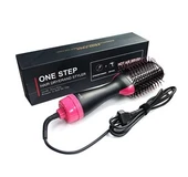 2İN1 ONE STEP KURUTMALI SAÇ DÜZLEŞTİRİCİ - ELEKTRİKLİ FÖN TARAK 1200W (4401) - 1