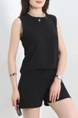 Şortlu Ayrobin takım siyah - 1