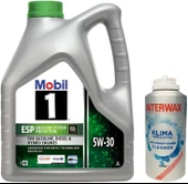 Mobil 1 Esp 5W30 Motor Yağı 4 L + 03047 İnterwax Klima Temizleyici - 1