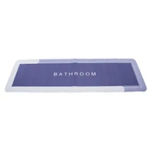 DİKDÖRTGEN  DÜZ RENKLİ SU EMİCİ - SİHİRLİ  BANYO PASPASI  ELASTİK  116 X 37.5CM (4401) - 1
