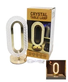 BÜYÜK OVAL 3 RENK LED DOKUNMATİK USB ŞARJLI MASA LAMBASI (4401) - 1