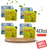 Veg-a 100mg 4'lü Tablet x 4 Dizi Erkeklere özel Sertlestirici1 Destekleyici1 İstek Artirici1 Güc takviye Kuv vet İstek Arttıci16 - 2