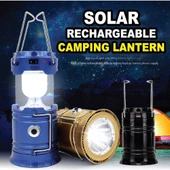 Kamp Feneri Güneş Enerjili Şarjlı Led Lamba (4401) - 3
