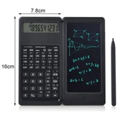 Silinebilir LCD Yazı Tabletli,Kalemli Katlanabilir Bilimsel Hesap Makinesi (4401) - 4
