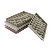 33LÜ MİNİ TOP KÜRE BUZLUK RENKLİ PLASTİK (4401) - 1