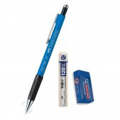 Uçlu Kalem Mavi 0.7 Grip 1347 Faber 120 li Uç ve Sınav Silgisi Versatil Uçlu Kalem 0,7 1 Adet - 1
