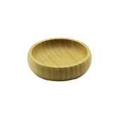 TEKLİ - MİNİ=8.5CM AHŞAP BAMBU ÇEREZLİK - LOKUMLUK KASE (4401) - 1