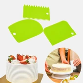 Pasta Hamur Şekillendirici Spatula Kesici Kazıyıcı Dekoratör Set (4401) - 3