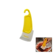 YAĞ - LEKE KAZIYICI MİNİ SİLİKON SPATULA PLASTİK SAPLI - ASKILIKLI (4401) - 1