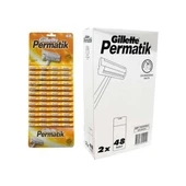 PERMATİK TEK SAPLI JİLET 96 PARÇA (4401) - 1