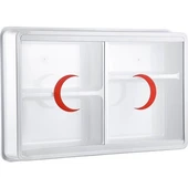 PLASTİK ECZA DOLABI 35x50x10cm (4401) - 1