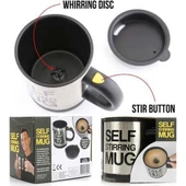 Karıştırıcı Özellikli Mikser Kupa Bardak Self Stirring Mug (4401) - 2