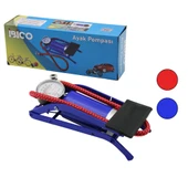 YAYAT MODELİNCE PİSTONLU AYAK POMPASI OTO-ARAÇ - BİSİKLET-MOTOR LASTİK - TOP - ŞİŞME HAVUZ-YATAK (4401) - 1