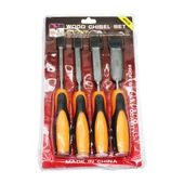 WOOD CHISEL 4 PARÇA 6-12-18-24MM İSKARPELA SET (4401) - 1