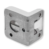 Mobilya Dolap Askı Elemanı Montaj Bağlantı Sabitleme Demiri Beyaz (10 ADET) - 2