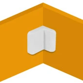 Mobilya Dolap Askı Elemanı Montaj Bağlantı Sabitleme Demiri Beyaz (10 ADET) - 4