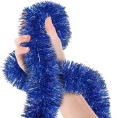 Parti İçin Sim Süs 2 Metre Uzunluk 8 cm Genişlik Mavi Renk İthal - 1