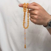 Sıkma Kehribar Tesbih - 4
