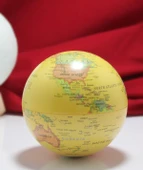 Işıklı Dönen Dünya Küre Dekoratif Hediyelik Okul Gereci - 1