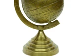 Yerküre Dünya Antik Bronz Dekoratif Hediyelik - 2