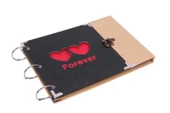 Forever Albüm Kilitli Kalp Modeli Resim Çerçeveli Hediyelik - 1