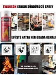 3 ADET YANGIN SÖNDÜRÜCÜ - YANGIN SAVAR SPREY 500ML + 500 ML + 500 ML  EV - OFİS - OTO ARAÇ   ATEŞ BOĞUCU KÖPÜK TABAKA OLUŞTURUR (4401) - 2