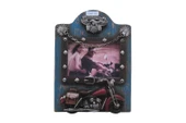 Dekoratif Metal Çerçeve Motosiklet Dekorlu Vintage Hediyelik - 1