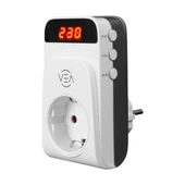 VEA VE-25530 15A 3520W TEKLİ DİJİTAL GÖSTERGELİ AKIM KORUMALI PRİZ AŞIRI YÜKSEK GERİLİM (4401) - 2