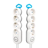 4LÜ 1.5 METRE KABLOLU ANAHTARLI GRUP PRİZ (4401) - 2