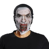 Kafaya Tam Geçmeli Bez Vampir Maskesi - Streç Korku Maskesi - 3D Baskılı Maske Model 2 (4401) - 1