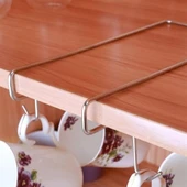 BUFFER® 10 Kancalı Fincan Kupa Bardak Askısı Bardaklık Raf Organizer - 3