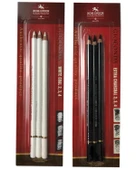 Kohi Noor Gioconda White Coal ve Extra Charcoal Kömür Füzen Kalem 2li Set thumbnail 1