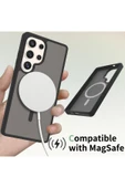 Nettech  Samsung Galaxy S25 Uyumlu Mat Renkli MagSafe Arka Koruma Kılıf - Gold - 2