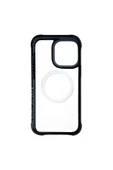 Nettech  İphone 15 Pro Uyumlu Nt-n040 Arkası Şeffaf Lüx Magesaf Arka Koruma Kılıf - Siyah - 2