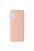 Nettech  Samsung Galaxy M31s Uyumlu Nano Silikon Arka Koruma Kılıf - Pembe - 1