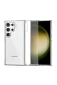 Nettech  Samsung Galaxy S24 Uyumlu Lüx Seri Arka Koruma Kılıf - Şeffaf - 1
