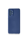 Nettech  Samsung Galaxy A72 Uyumlu Nano Silikon Arka Koruma Kılıf - Lacivert - 1
