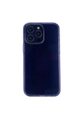 Nettech  İphone 14 Pro Uyumlu Icesand Airbag Seri Arka Koruma Kılıf - Mor - 1