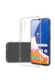 Nettech  Samsung Galaxy A14 5g Uyumlu Lüx Seri Kamera Korumalı Arka Koruma Kılıf - Şeffaf - 1