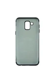 Nettech  Samsung Galaxy J600 J6 Uyumlu Glitter Seri Arka Koruma Kılıf - Siyah - 1