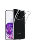 Nettech  Samsung Galaxy S20 Ultra Uyumlu Lüx Seri Arka Koruma Kılıf - Şeffaf - 1