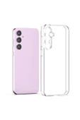 Nettech  Samsung Galaxy A55 Uyumlu Lüx Seri Kamera Korumalı Arka Koruma Kılıf - Şeffaf - 1